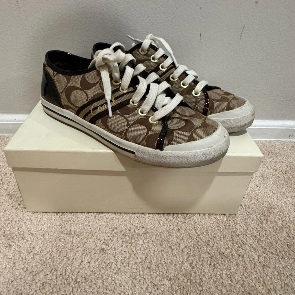 Coach Brown Sneakers - Picture 2 of 8